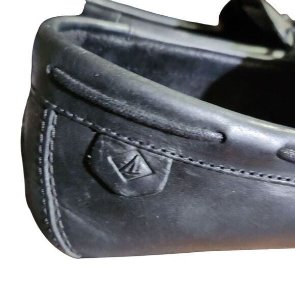 Sperry Top Sider Wave Driver 1-Eye Loafer Mocassin Black Leather Mens Size 11 - Picture 9 of 10